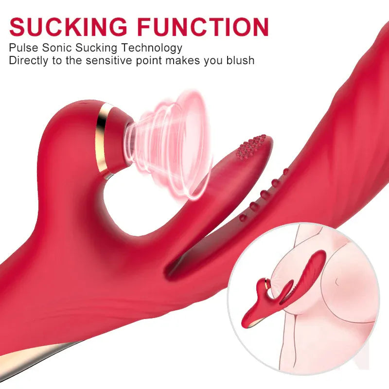 Clit Sucking Tongue Flapping Rabbit