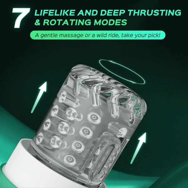 Automatic Vibrating Sucking Rotating & Thrusting Male Masturbator