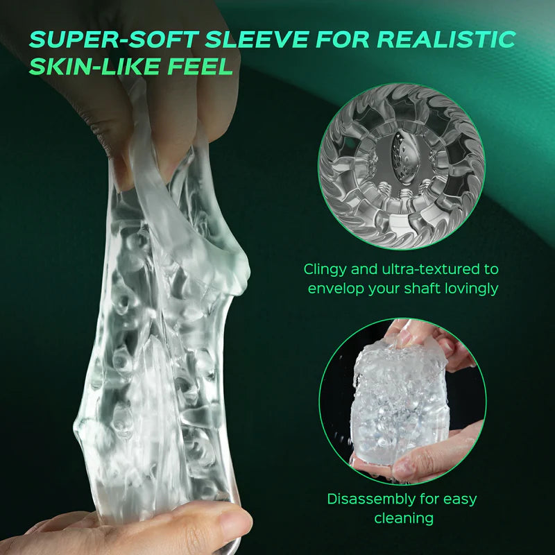 Automatic Vibrating Sucking Rotating & Thrusting Male Masturbator