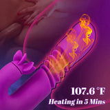 Telescopic Rotating Heating Bendable Vibrator