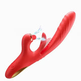 Thrusting Vibrator With Licking, Warming &amp; Clit Tapping