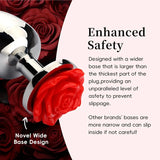 Metal Rose Anal Plug
