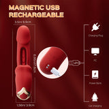 Biting Mouth Tongue Clitoral Stimulator Tapping Vibrator
