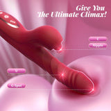 4 In 1 G Spot Thrusting &amp; Sucking Vibrator Clitoral Stimulator