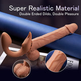 Vibrating Clitoral Strap Dildo Rabbit Ear 6.53 In