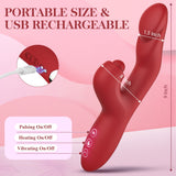 Heat Realistic Dildo Rabbit Vibrator