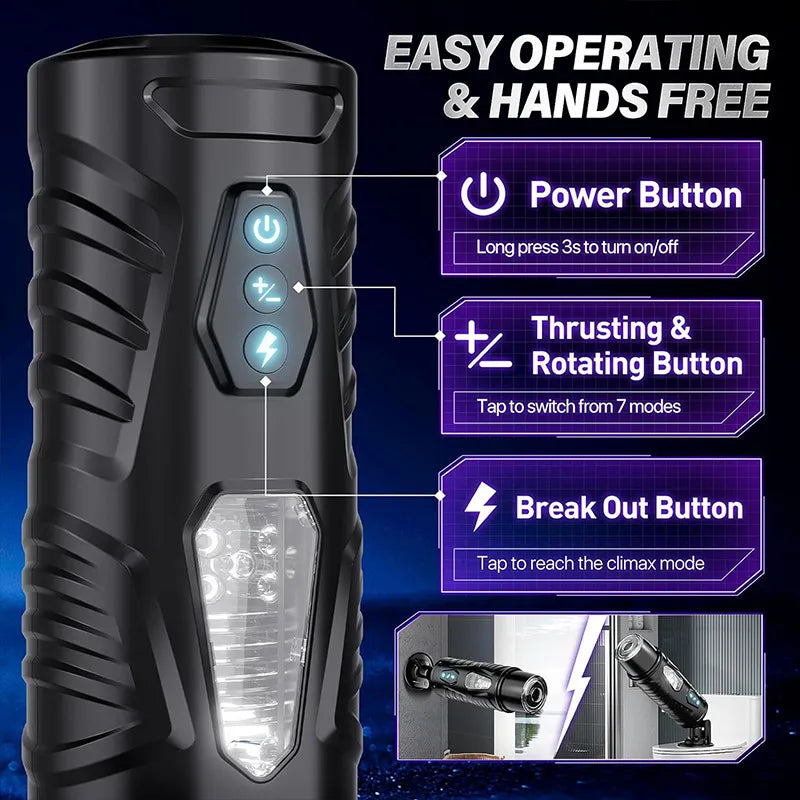 PhantomDrive Telescopic Male Stroker