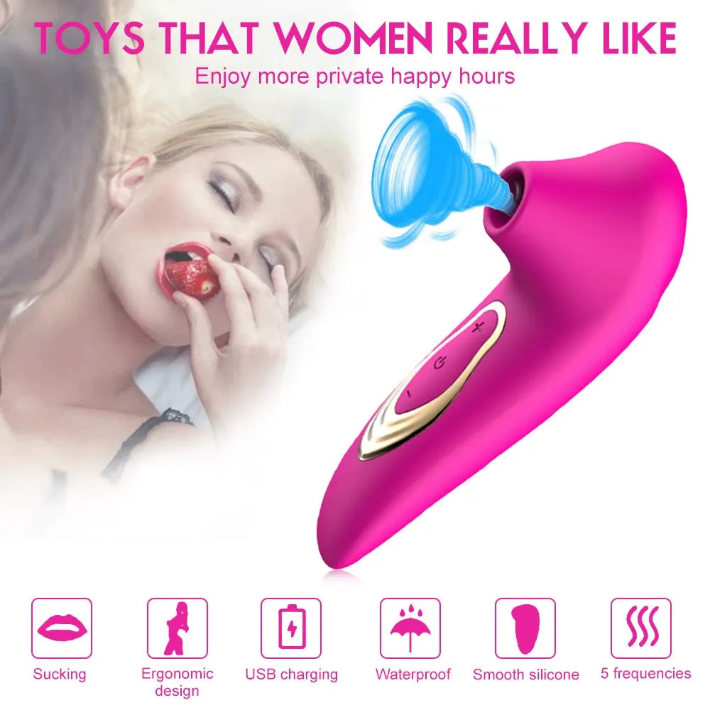 SensuRose 10X Suction Massager