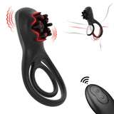 Black Rose Remote Control Cock Ring