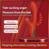Realistic Dual-Stimulation Beaded Vibrator