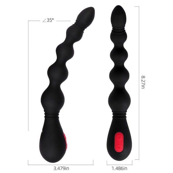 Vibrating Silicone Anal Beads