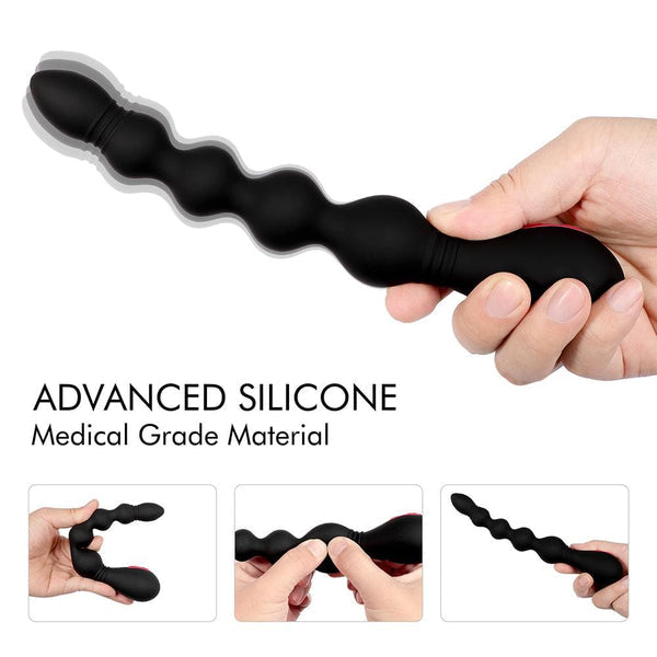 Vibrating Silicone Anal Beads