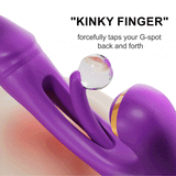Vibrator With Flapping Vibration &amp; Clitoral Suction