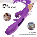 Vibrator With Flapping Vibration &amp; Clitoral Suction