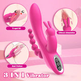 G-Spot Rabbit Anal Triple Vibrator