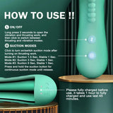 G Spot Vibrators With 8 Powerful Thrusting Suction